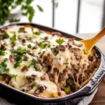 Delicious Philly Cheese Steak Casserole Recipe