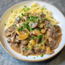 Best Banana Beef Stroganoff