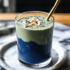 Coconut Blue Spirulina Smoothie