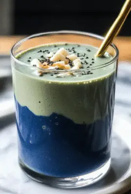 Coconut Blue Spirulina Smoothie Recipe