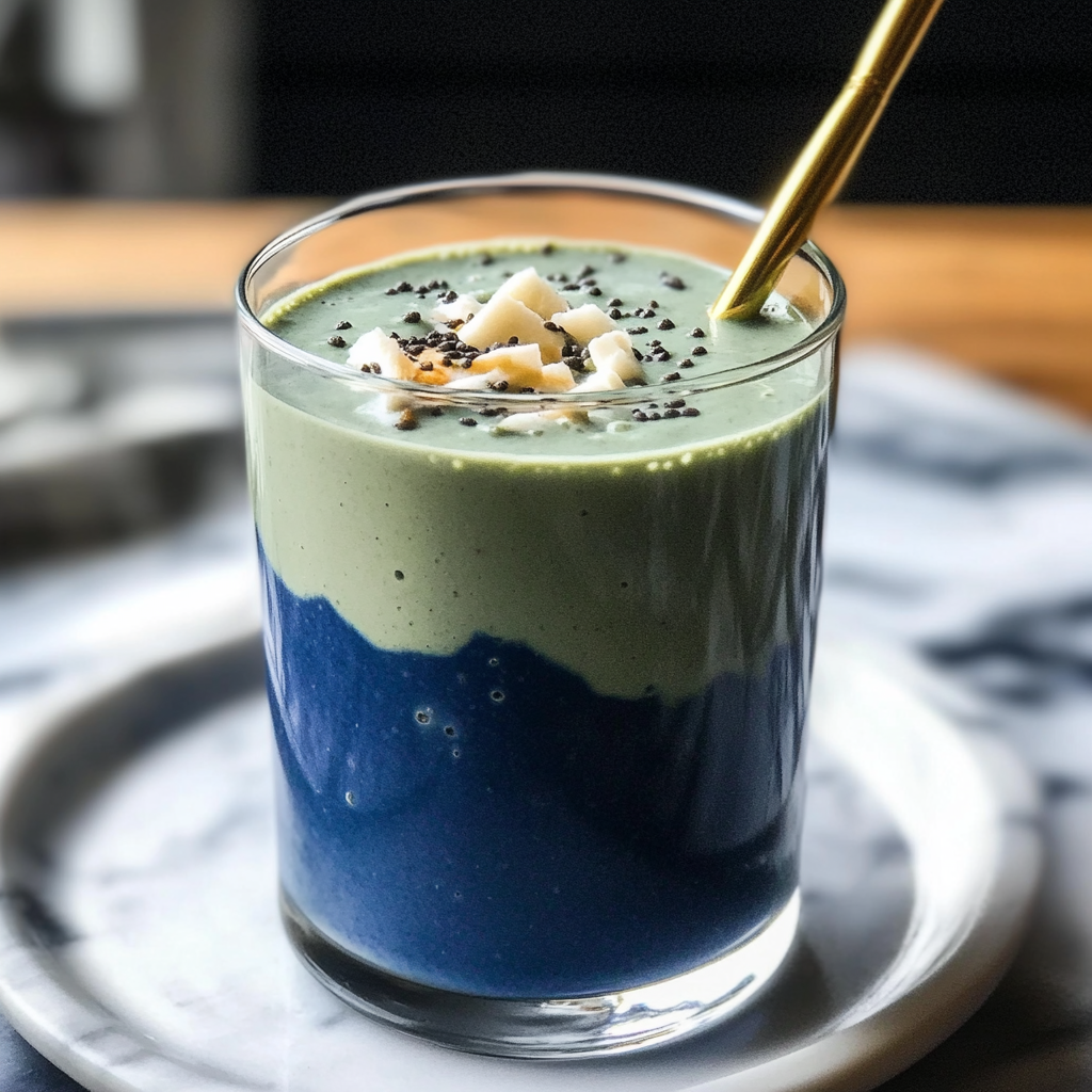 Coconut Blue Spirulina Smoothie Recipe