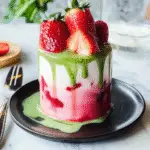 Iced Matcha Strawberry Latte Recipe