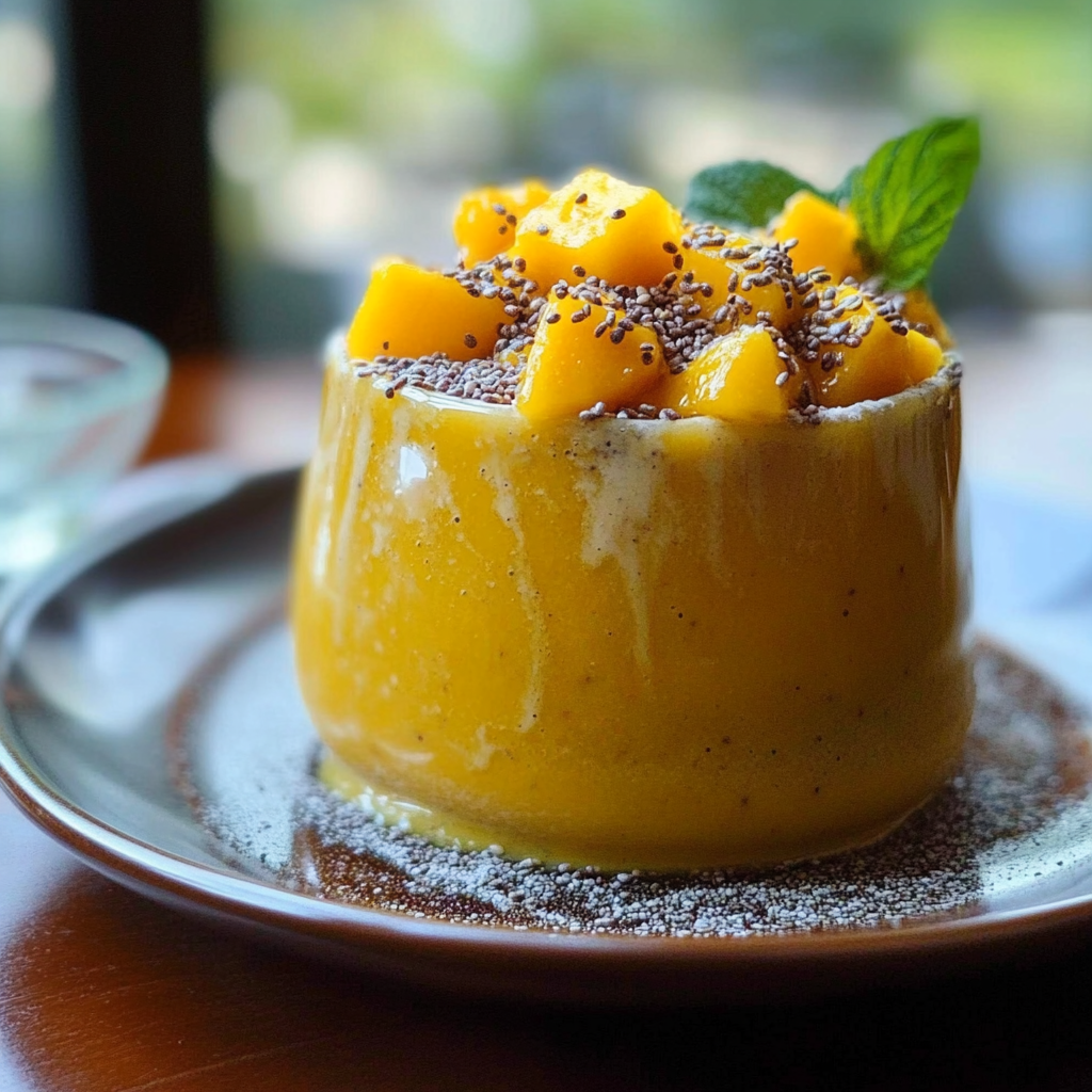 Mango Lassi with Chia Seeds Recipe