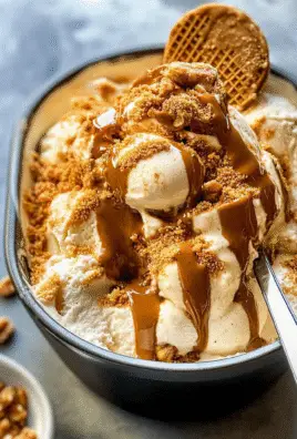 No-Churn Biscoff Ice Cream Recipe