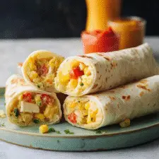 Corn Breakfast Burrito