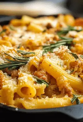 Baked Ziti with Sausage and Pumpkin Recipe