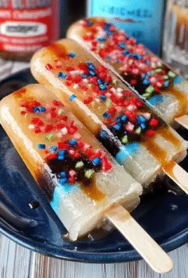 Boozy Firecracker Popsicles