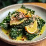 Kale with Citrus and Green Tahini