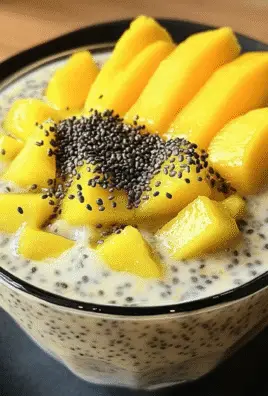 Chia Pudding with Mango - A Tropical Treat