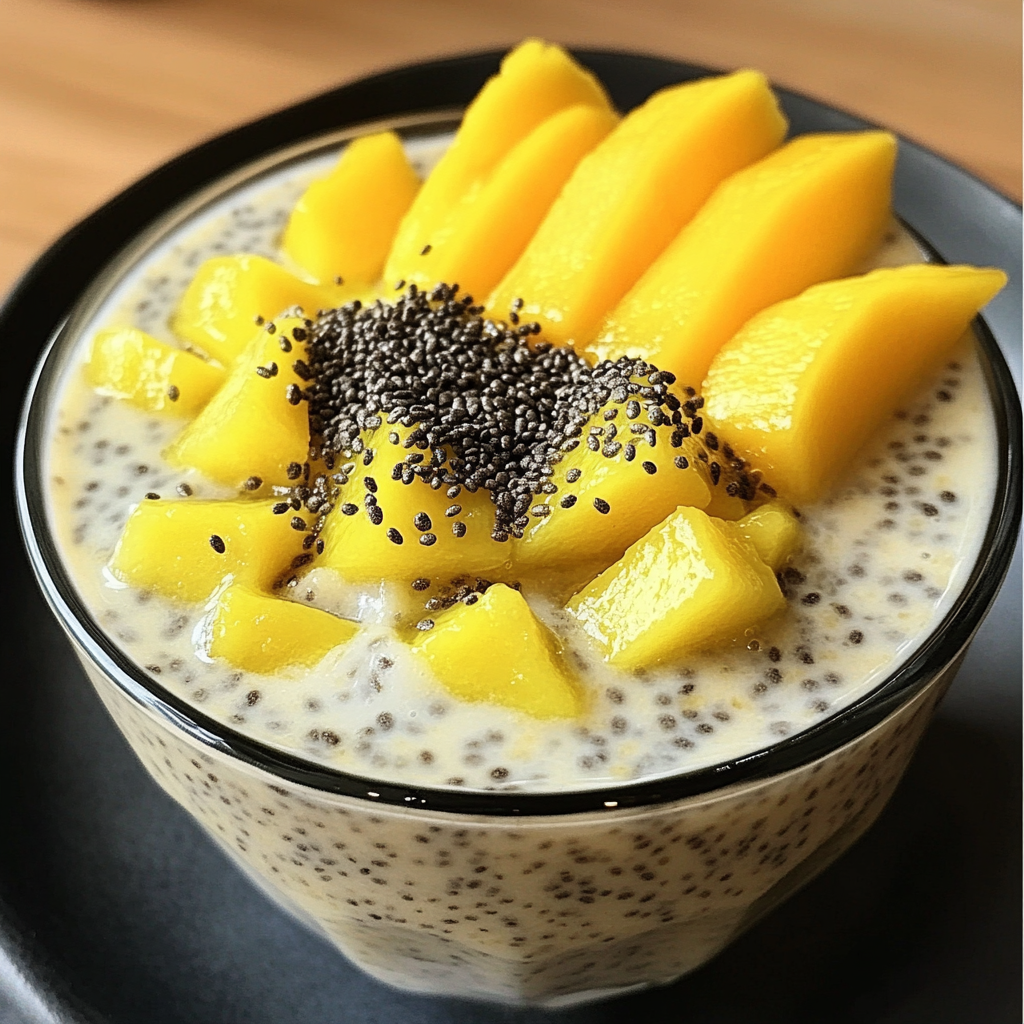 Chia Pudding with Mango - A Tropical Treat