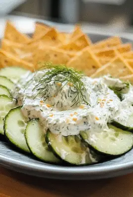 Cool and Creamy Cucumber Dill Dip Recipe
