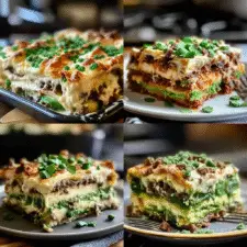 Easy Shamrock Lasagna