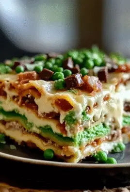 Easy Shamrock Lasagna Recipe for St. Patrick's Day