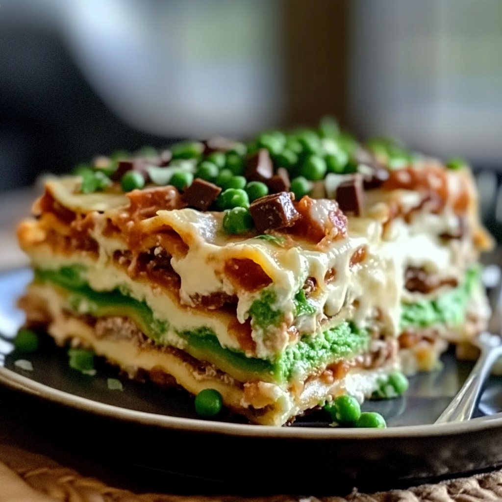 Easy Shamrock Lasagna Recipe for St. Patrick's Day