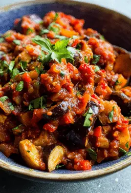 Savory Eggplant Caponata