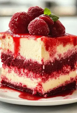Red Velvet Cheesecake Bars