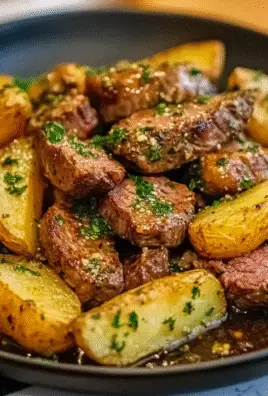 Garlic Butter Steak and Potatoes Recipe