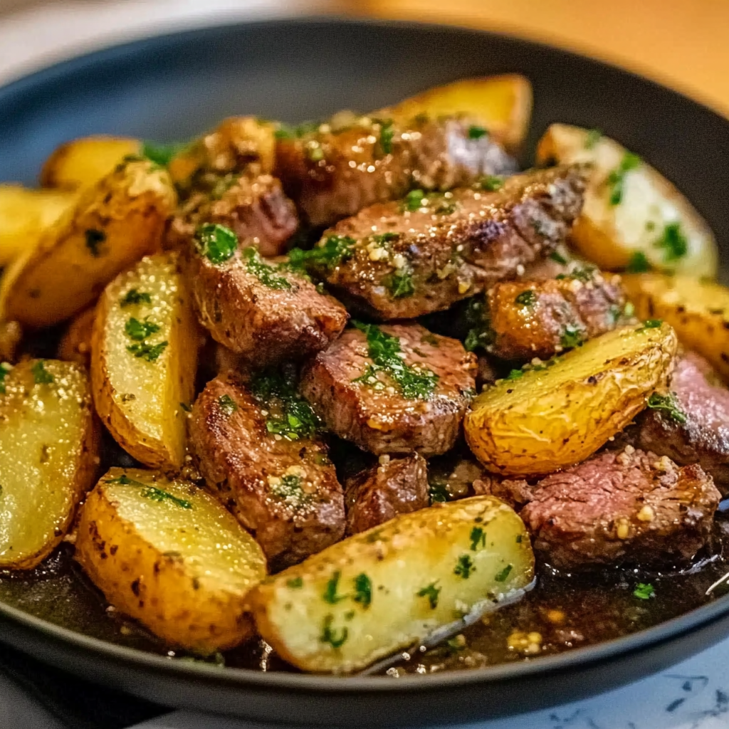 Garlic Butter Steak and Potatoes Recipe