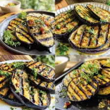 Grilled Eggplant with Herbs
