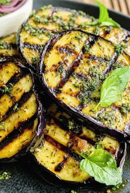 Grilled Eggplant with Herbs Recipe