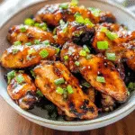 Peach BBQ Chicken Wings Recipe