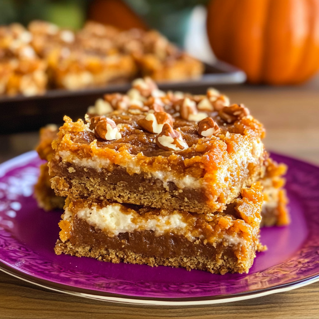 Pumpkin Spice Fall Treats Bars Recipe