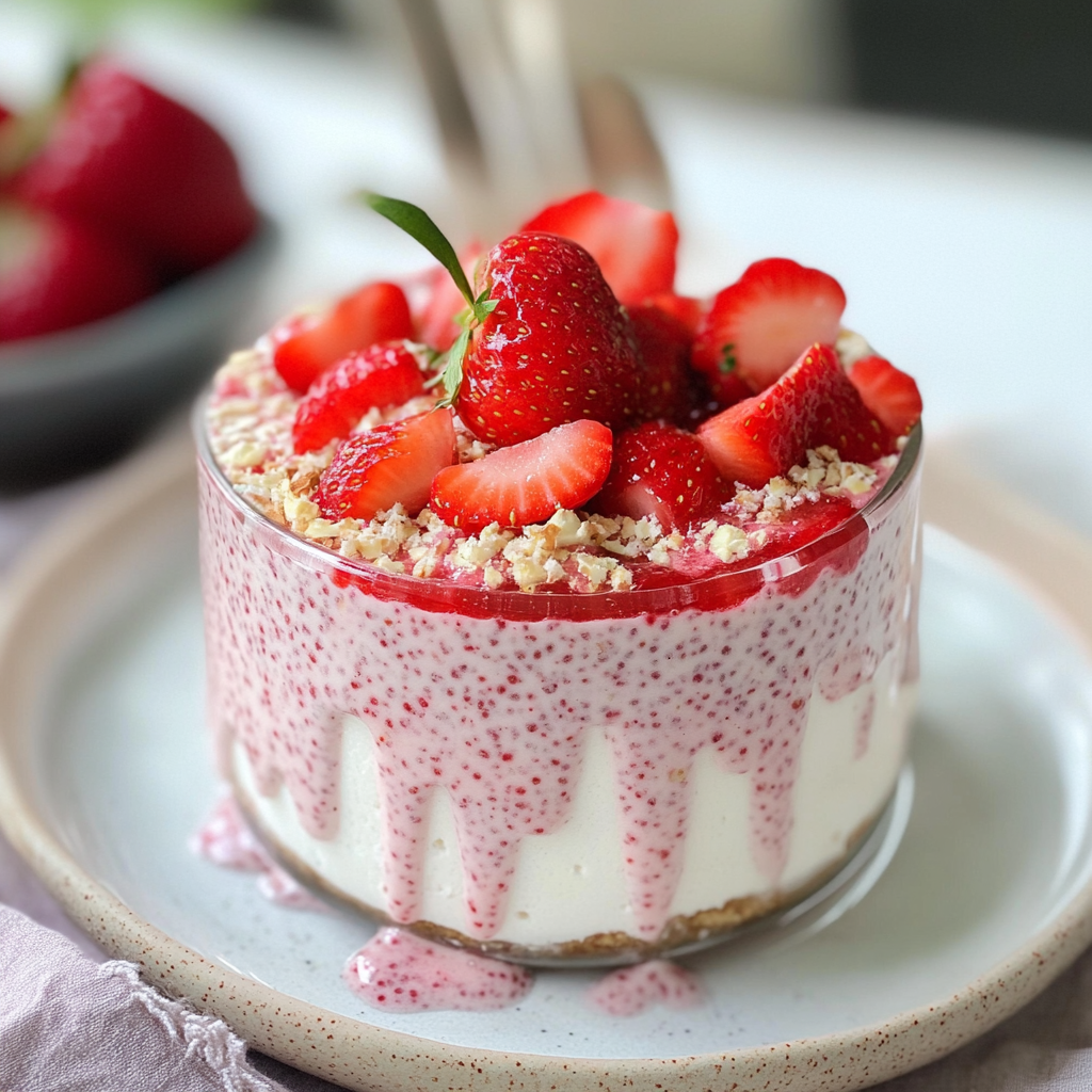 Strawberry Chia Greek Yogurt Recipe