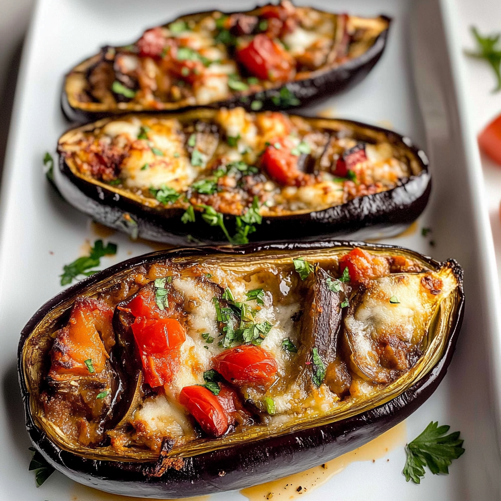 Stuffed Mediterranean Eggplant Recipe