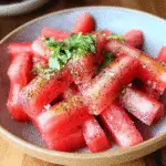 Watermelon Fries with Coconut Lime Dip Recipe