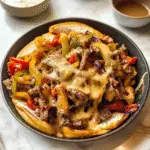 Zesty Philly Cheesesteak Skillet Recipe