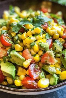 Corn Salad with Avocado