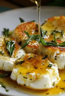 Fried Goat Cheese with Tarragon & Honey Recipe