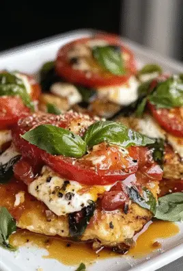 Italian Basil Chicken Cutlets with Burrata