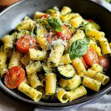 Pasta with Zucchini and Tomatoes