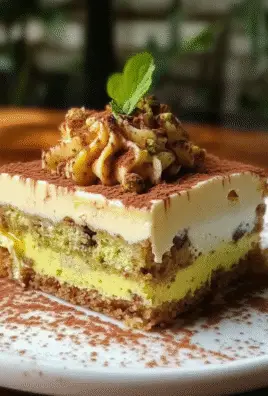 Pistachio Tiramisu