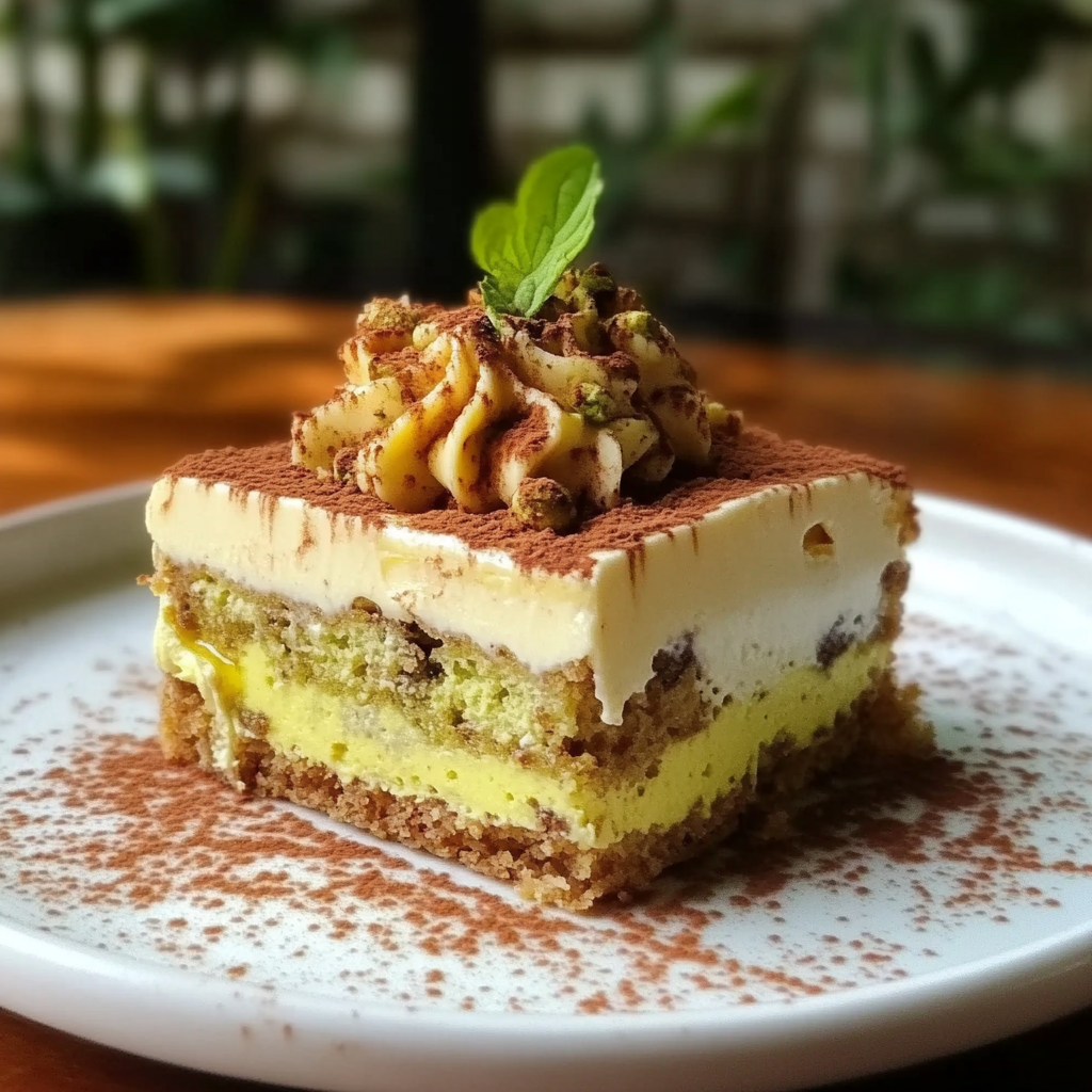 Pistachio Tiramisu
