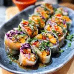 Rainbow Veggie Rolls