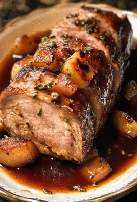 Slow Cooker Bacon Garlic Pork Loin Recipe