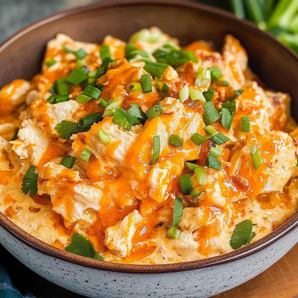 Slow Cooker Buffalo Chicken Dip Recipe