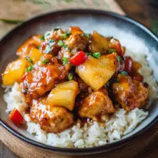 Slow Cooker Hawaiian Pineapple Chicken