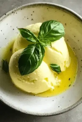 Lemon Basil Sorbet Recipe