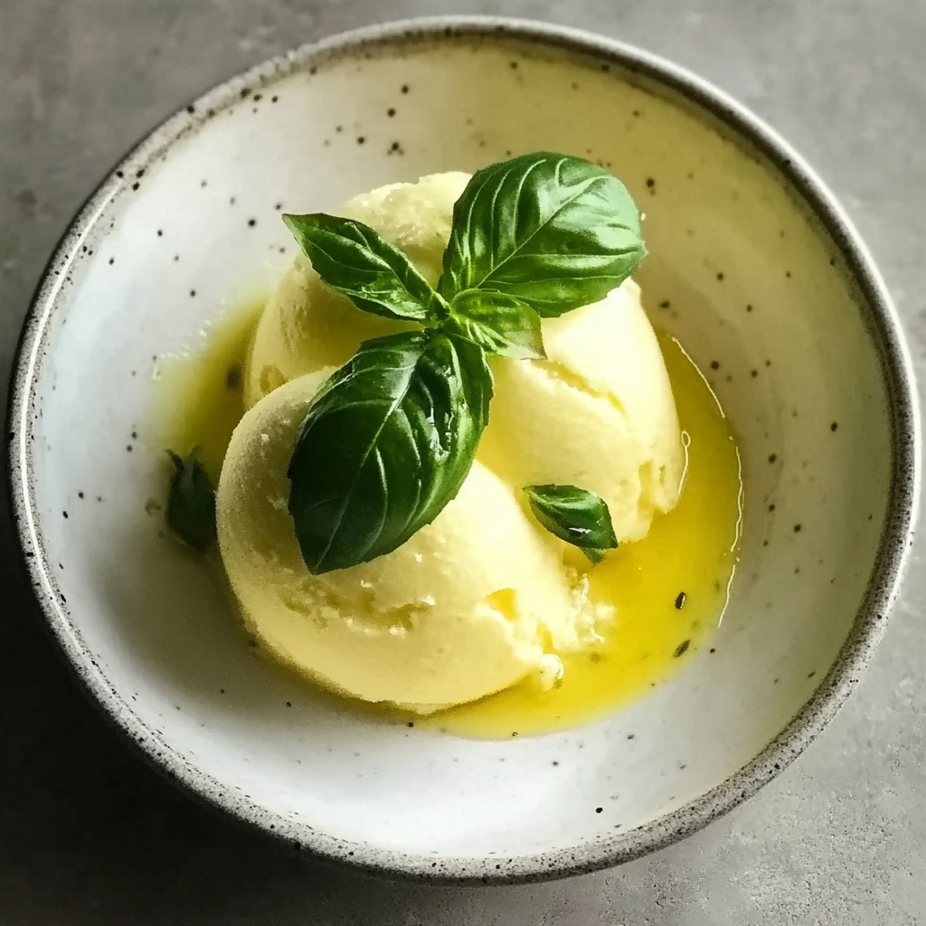 Lemon Basil Sorbet Recipe