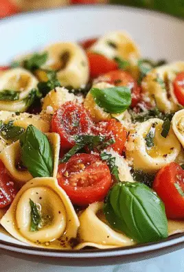 Tortellini Caprese Salad Recipe