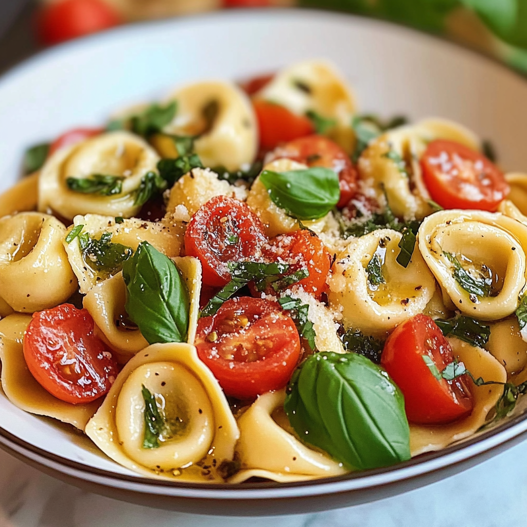 Tortellini Caprese Salad Recipe