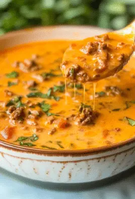 Crockpot Cheeseburger Soup Recipe