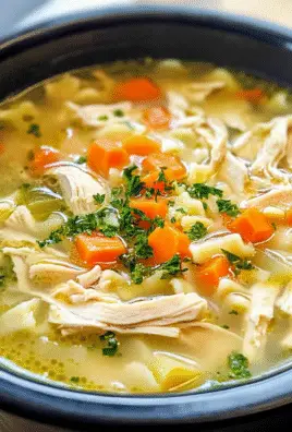 Crockpot Chicken Noodle Soup Recipe