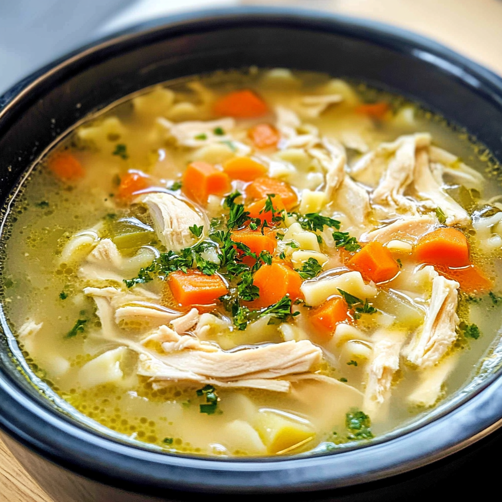 Crockpot Chicken Noodle Soup Recipe
