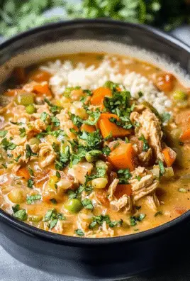 Crockpot Chicken and Rice Soup