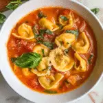 Crockpot Creamy Tomato Tortellini Soup Recipe