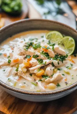 Crockpot Creamy White Chicken Chili Recipe